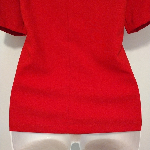 Ann Taylor - Red Short Sleeves Blouse - Picture 11 of 15